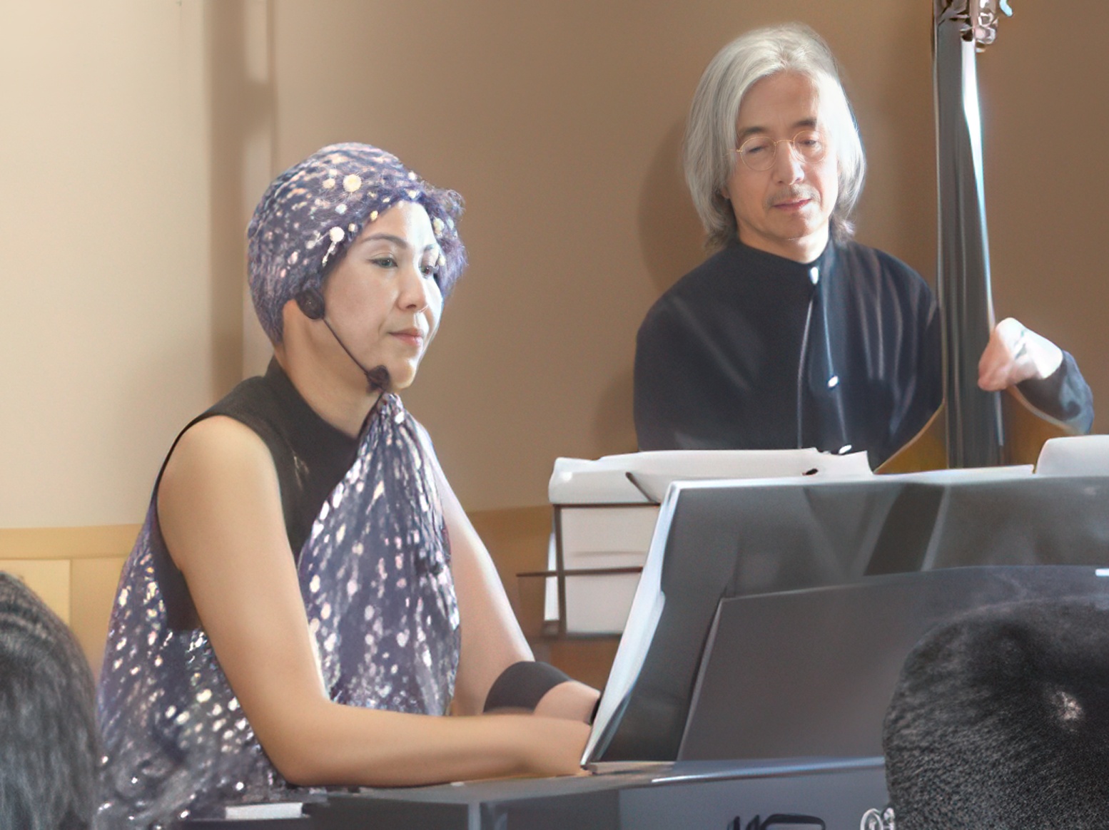 Lola Asada at the piano